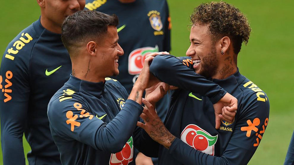 Coutinho y Neymar.