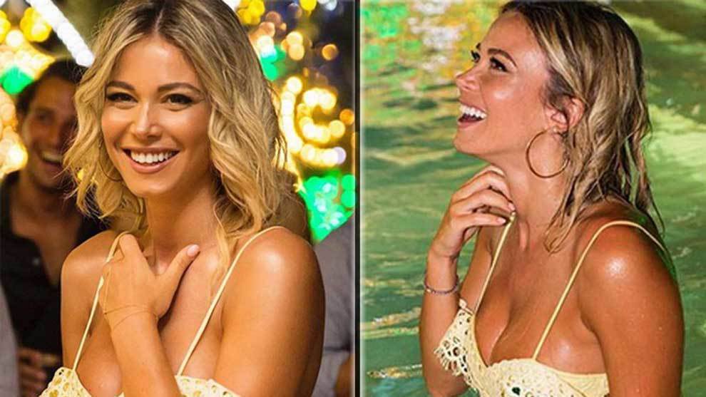 Diletta Leotta celebrated her 28th birthday by the pool