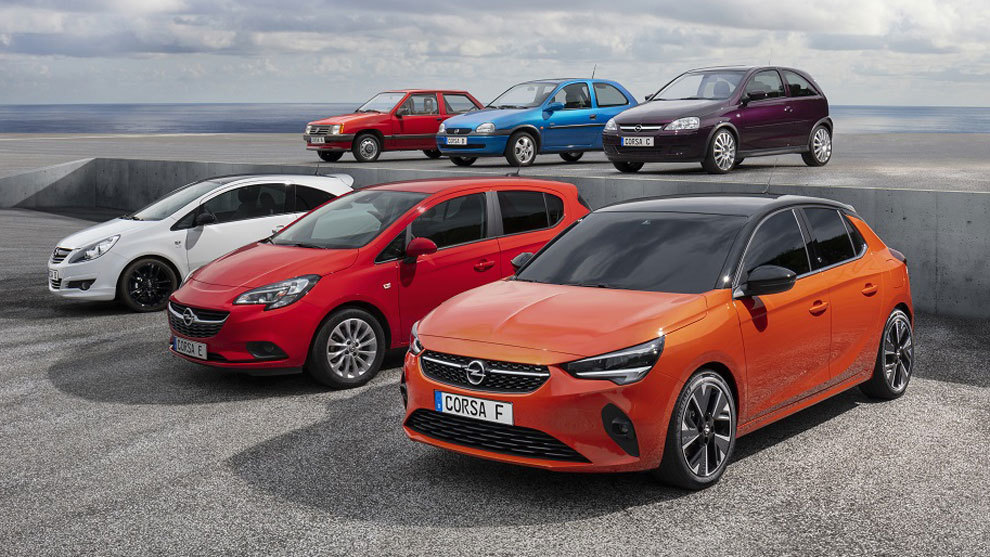 Opel Corsa: cinco generaciones de un modelo emblemático