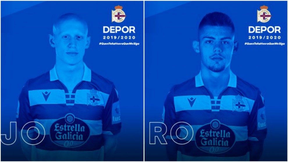 Mollejo y Montero anunciados como nuevos jugadores del Deportivo
