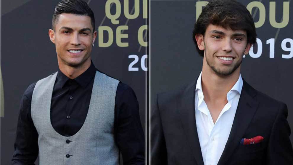 Cristiano Ronaldo and Joao Felix turn heads at Portuguese football...