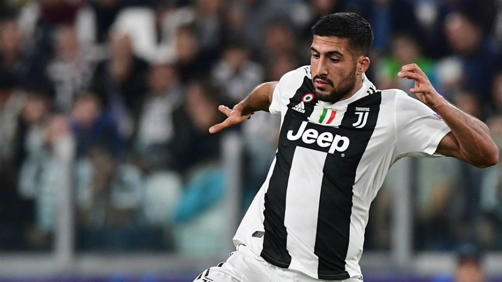 Emre Can in action for Juventus.