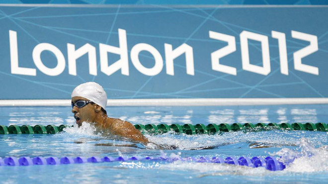 Enhamed, compitiendo en los Juegos Paralmpicos de Londres 2012.