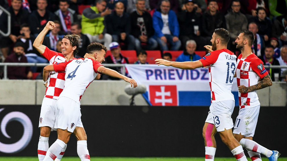 La Croacia de Modric se da un festn en Eslovaquia