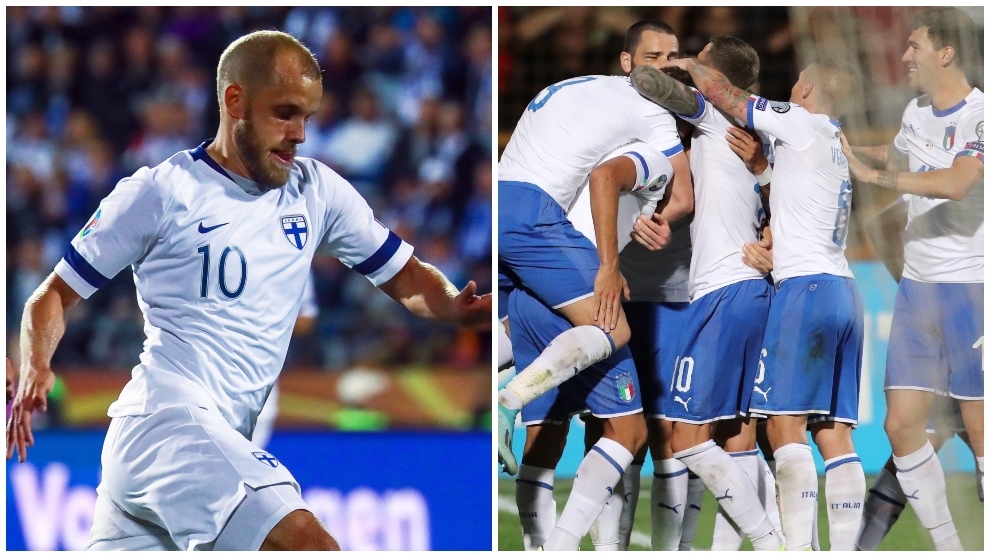 Finlandia - Italia: resumen, goles y resultado