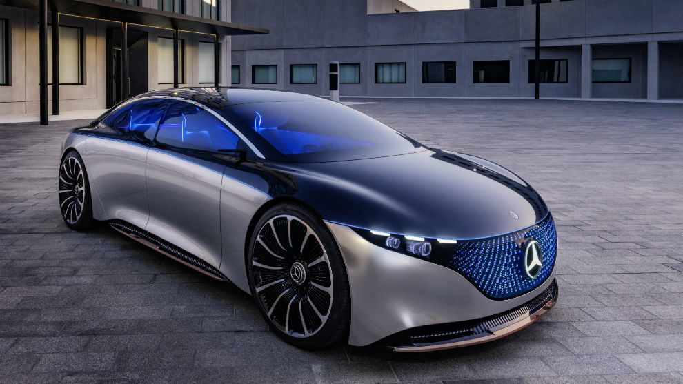 Mercedes-Benz Vision EQS: una futura berlina eléctrica de 700 km de autonomía
