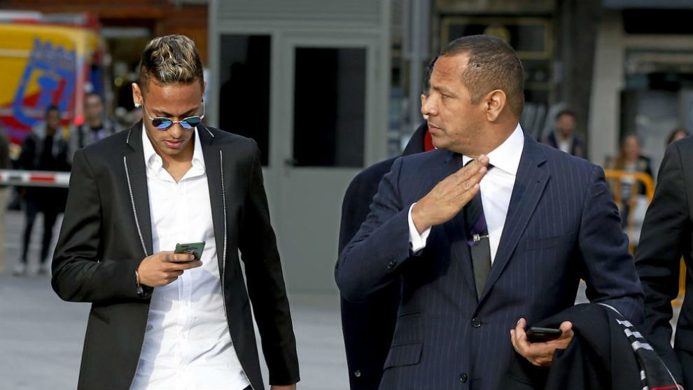 Neymar hijo y padre