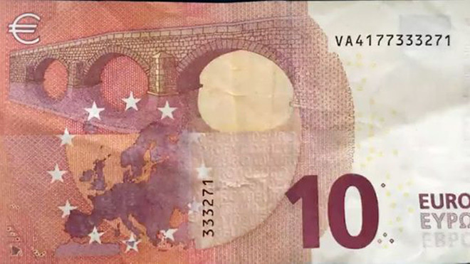 El billete de 10 euros que est valorado en 3.000.