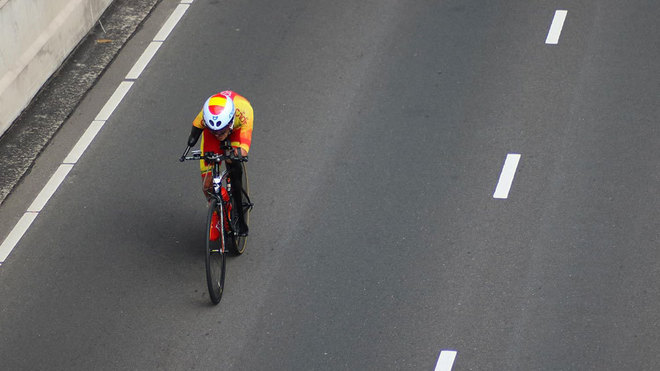 Ricardo Ten, en el Mundial de ciclismo paralmpico que se disputa en...
