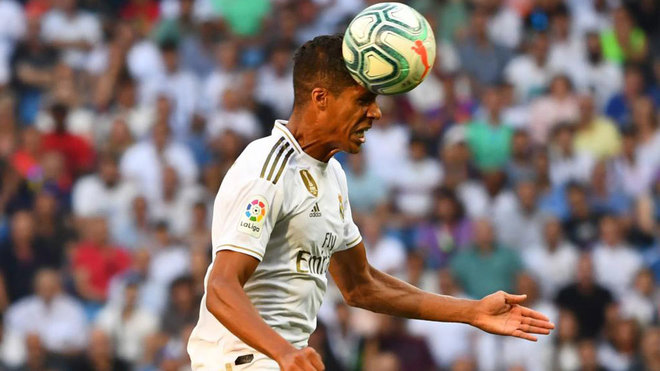 Raphael Varane in action for Real Madrid.