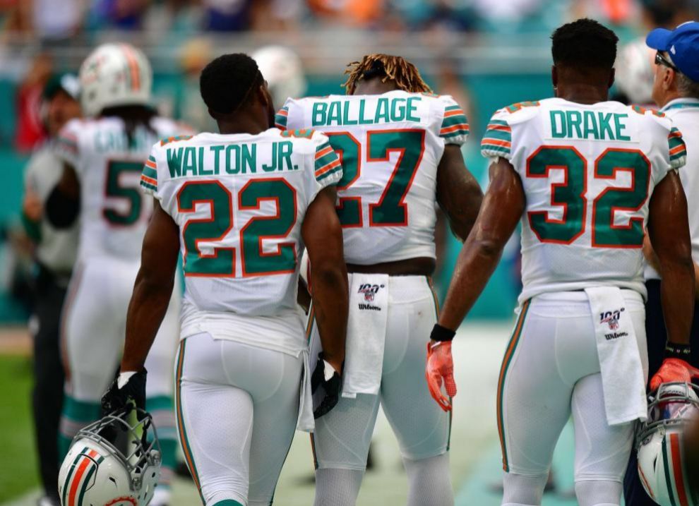 Los jugadores del Miami Dolphins en crisis