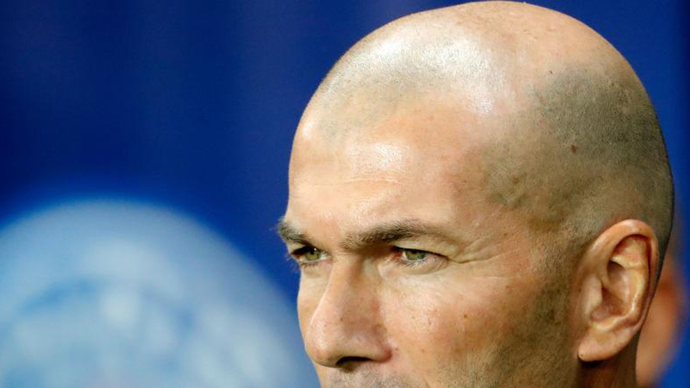 Zidane, en el partido de Pars