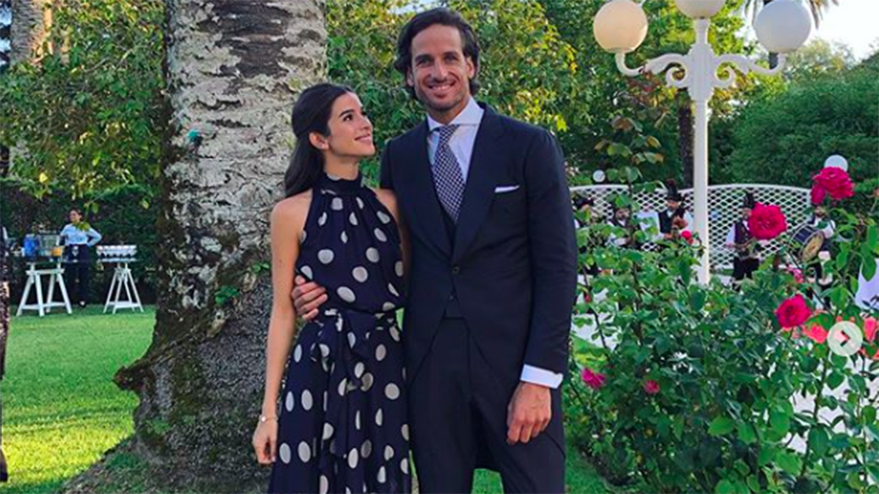 Feliciano Lopez y Sandra Gago han celebrado una boda ntima en una...