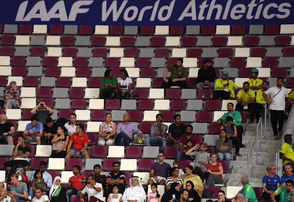 La falta de aficin por el atletismo en Doha es una de las...