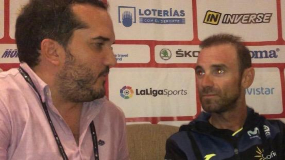 Nacho Labarga entrevista a Alejandro Valverde.