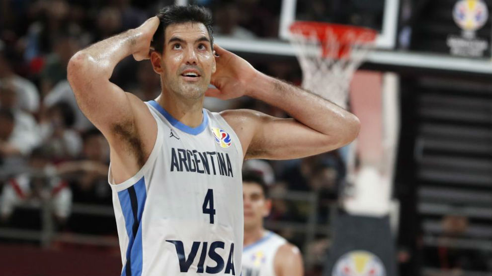 Luis Scola during the 2019 FIBA World Cup.