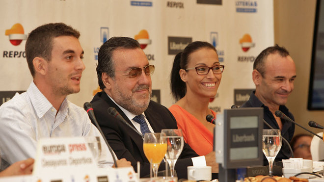 Gerard Descarrega, Miguel Carballeda, Teresa Perales y Ricardo Ten.