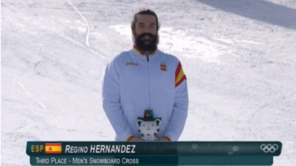 Regino Hernndez, medalla de bronce en PyeongChang
