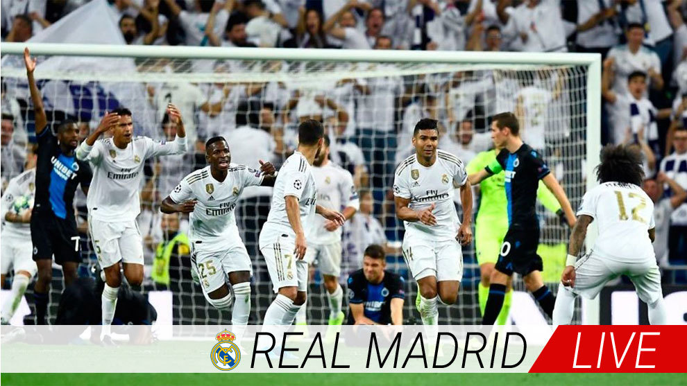 Negrita bienestar impulso Real Madrid: Últimas noticias del Real Madrid hoy: Zidane, Courtois, Areola  y la resaca del Brujas | Marca.com