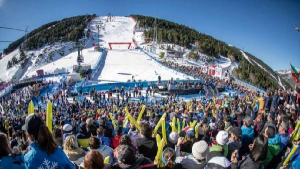 Andorra ovacion las finales de la Copa del Mundo de esqu alpino