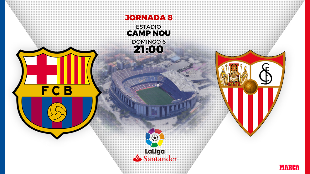 El Barcelona recibe al Sevilla, hoy a las 21.00 horas, en el Camp Nou.
