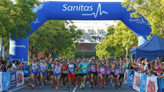 Salida de la Sanitas MARCA Running Series Alicante 2019.