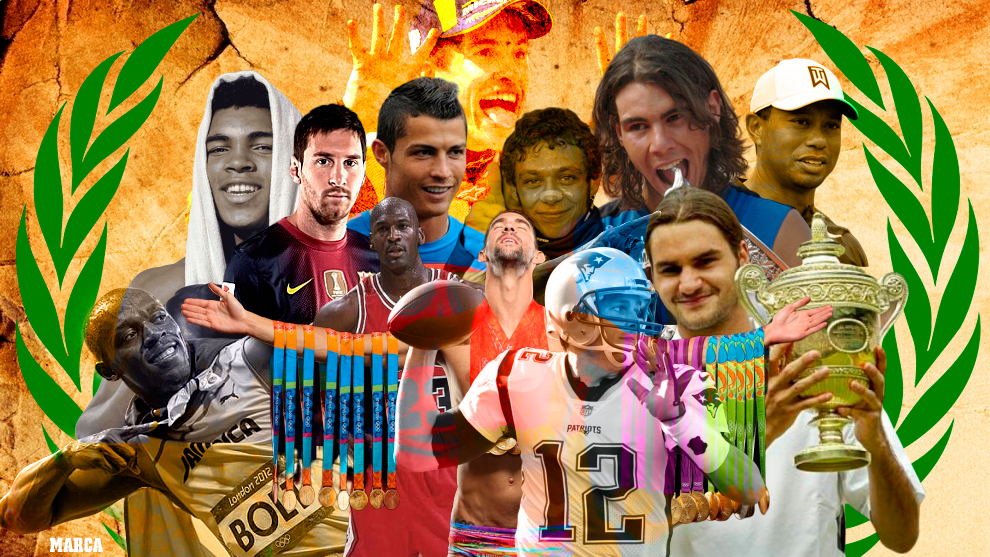 Nadal, Marc Marquez, Phelps, Michael Jornda y otros mitos del deporte...