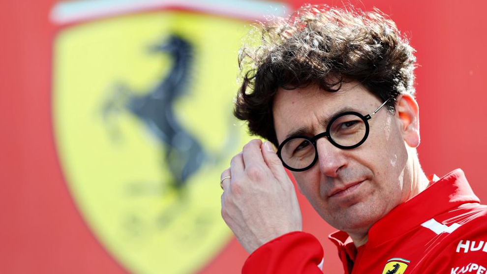 Mattia Binotti, jefe de equipo de Ferrari.