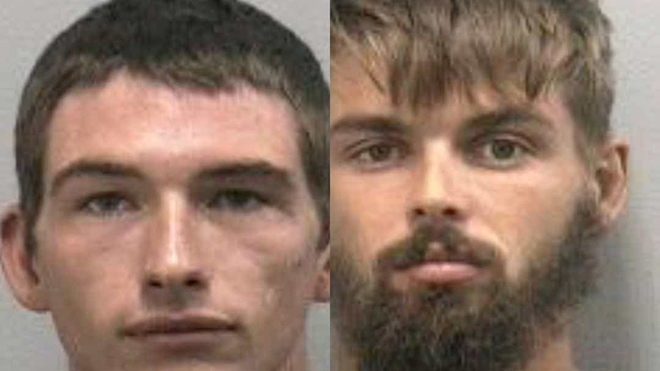 Los dos amigos que fueron detenidos tras darle cerveza a un caimn.