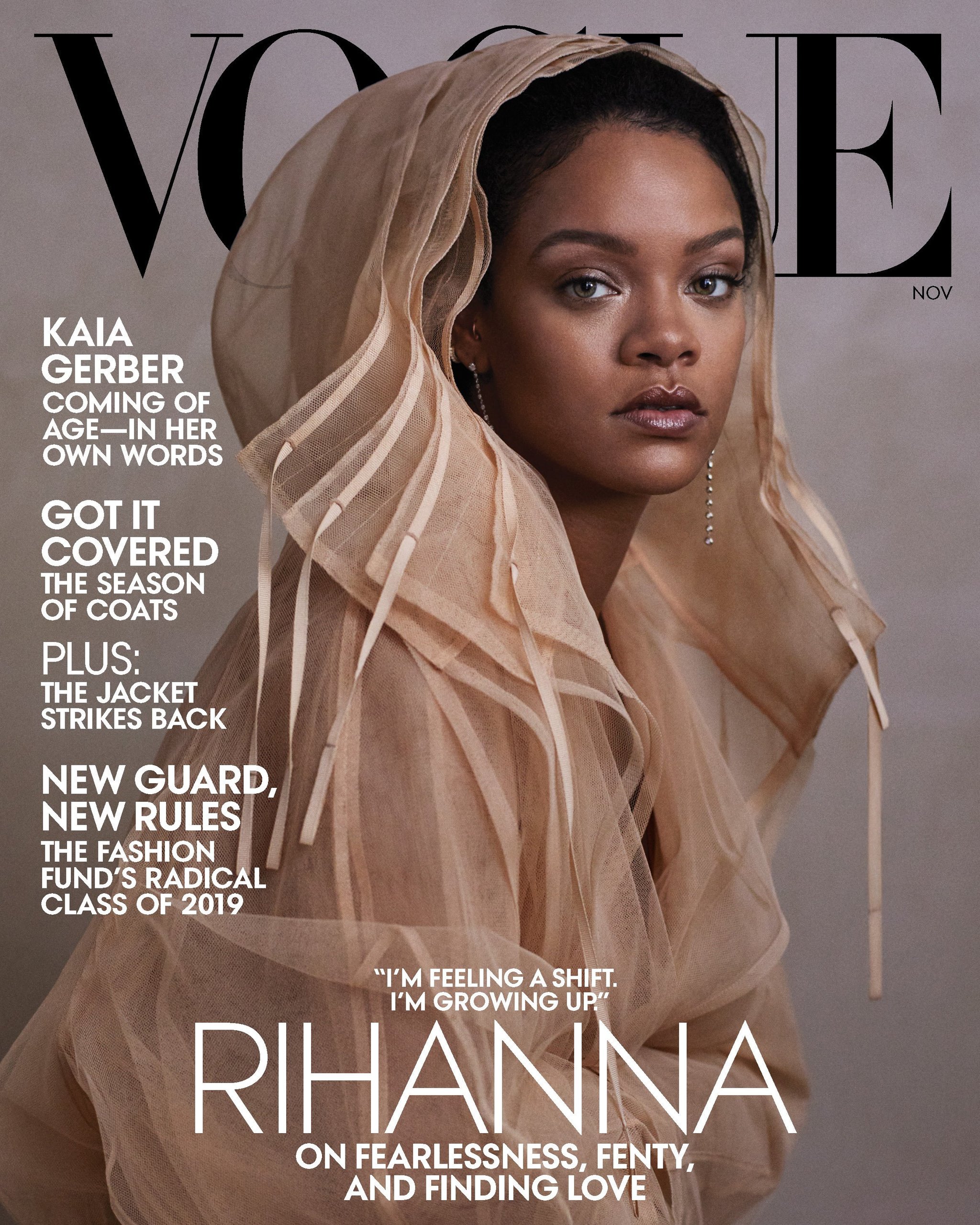 Rihanna en la portada de la revista Vogue