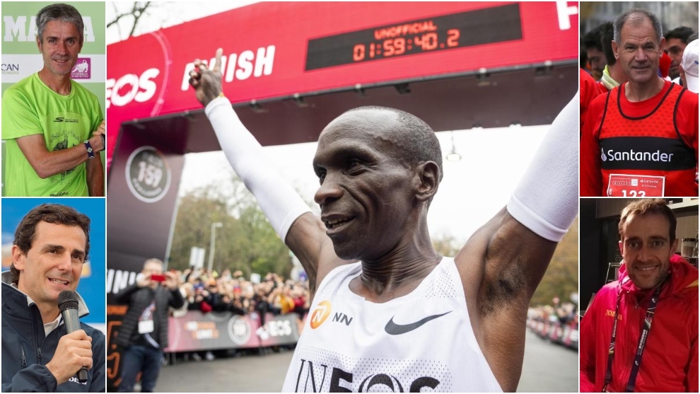 Los deportistas elogian a Kipchoge por bajar de dos horas en el maratón