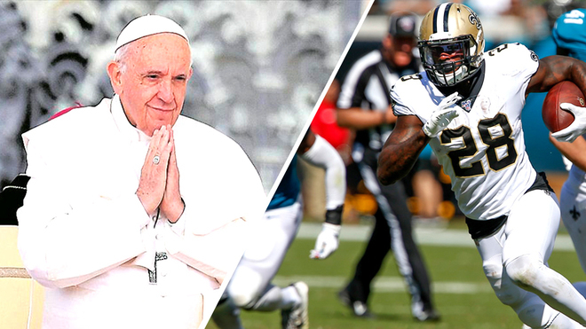 El Papa Francisco utiliz por error el hastag #Saints de los New...