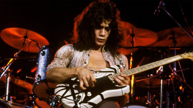 Eddie Van Halen en los setenta