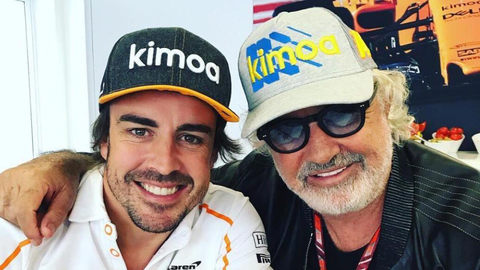 Fernando Alonso y Flavio Briatore.