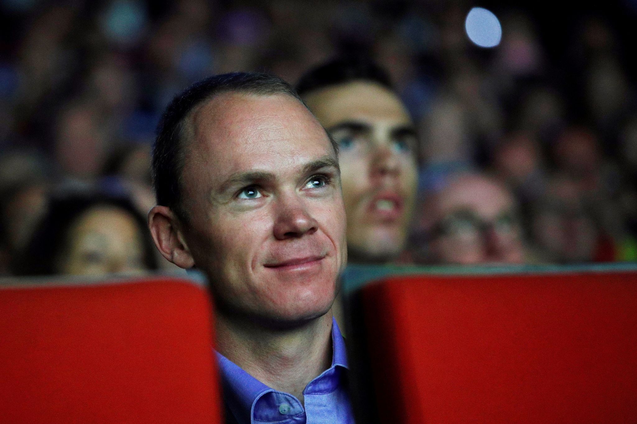 Paris (France), 15/10/2019.- British rider Christopher Froome attends the presentation of the <HIT>Tour</HIT> de France 2020 cycling race in Paris, France, 15 October 2019. The 107th edition of the <HIT>Tour</HIT> de France will start from Nice on 27 June 2020 and will arrive in Paris on 19 July 2020. (Ciclismo, <HIT>Francia</HIT>, Niza) EFE/EPA/YOAN VALAT