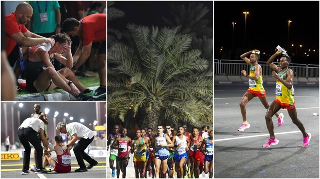 La marcha y el maratn, en los Mundiales de Doha