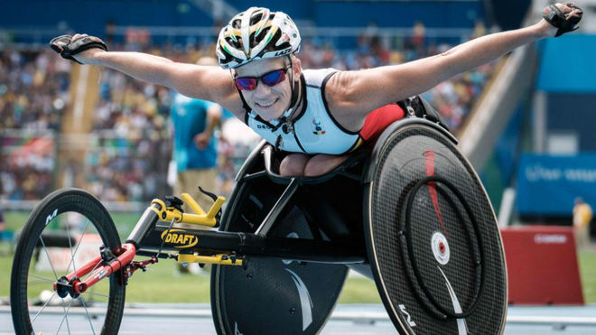 Marieke Vervoort, en los Juegos Paralmpicos de Ro.