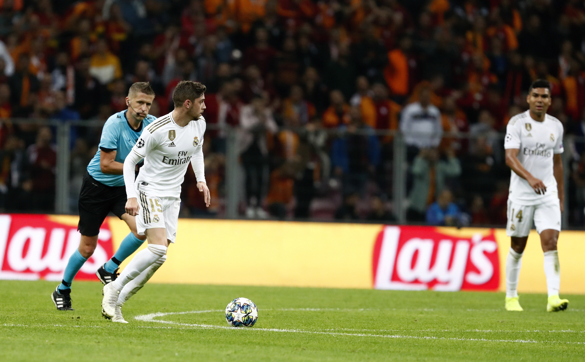 PARTIDO DE LIGA DE CAMPEONES ENTRE EL GALATASARAY Y EL REAL MADRID