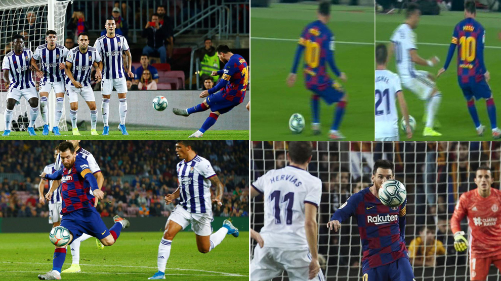 Los goles y el cao de Messi a scar Plano