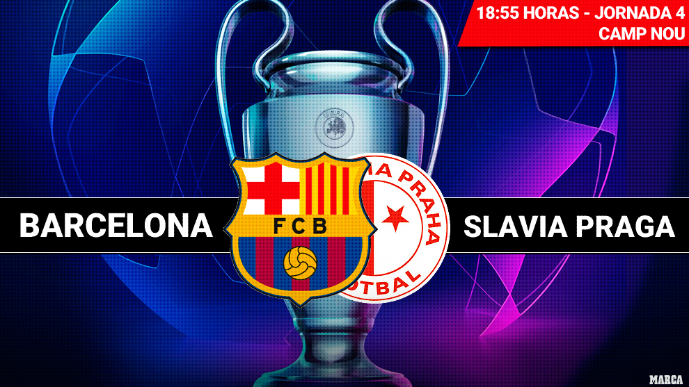Barcelona - Slavia Praga: horario y donde ver en TV hoy el partido de...
