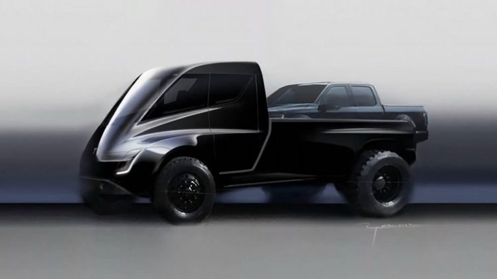 El Tesla Pick up, a bordo de un futuro semi-truck.