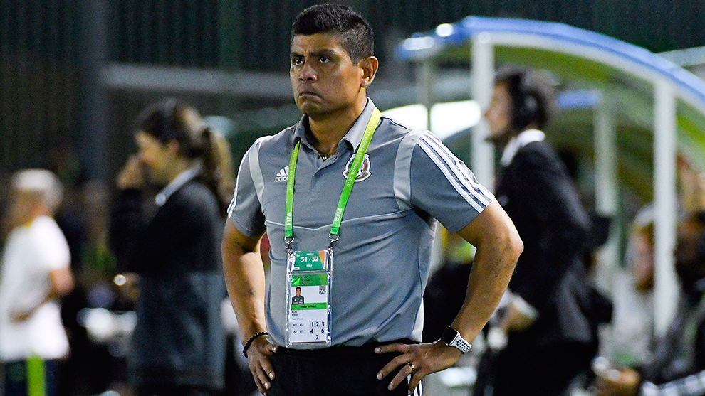 Marco Antonio Ruiz, entrenador de la selección mexicana sub 17.