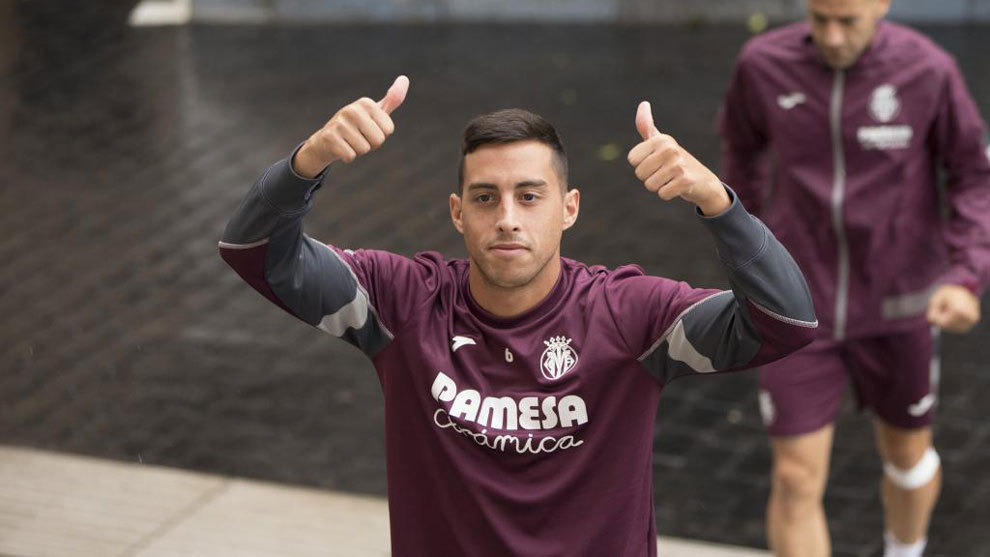 Ramiro Funes Mori (28), durante un entrenamiento del Villareal.