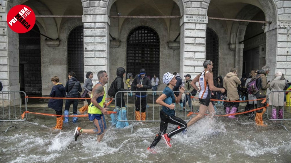Imagen de la maratn de Venecia en 2018.
