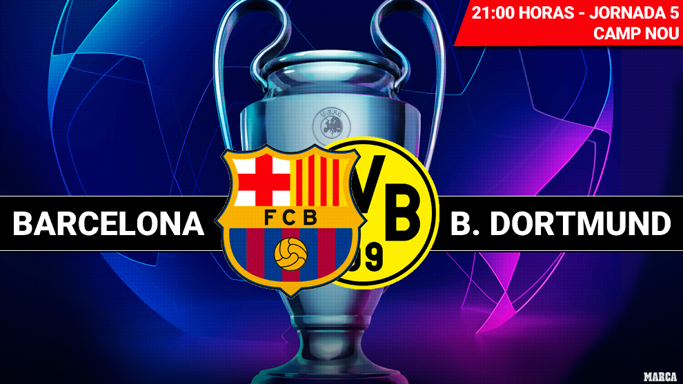 Barcelona - Borussia Dortmund: Horario y dnde ver en television hoy...
