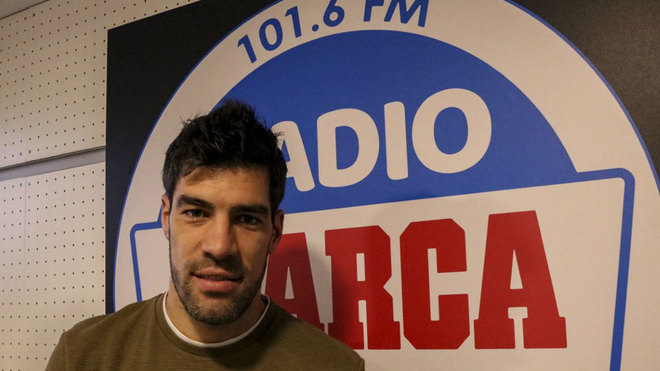 Manu Garca, en los estudios de Radio MARCA
