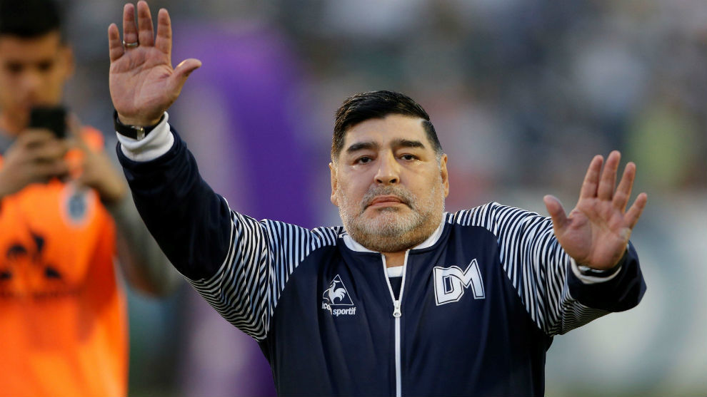 Maradona (59), con GELP.