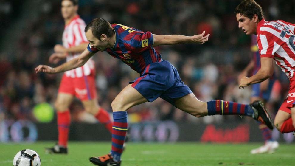 Koke in his debut against Barcelona.