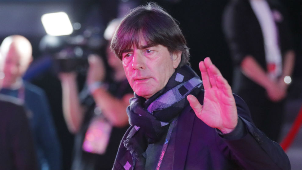 German coach Joachim Low was present at the Euro 2020 draw