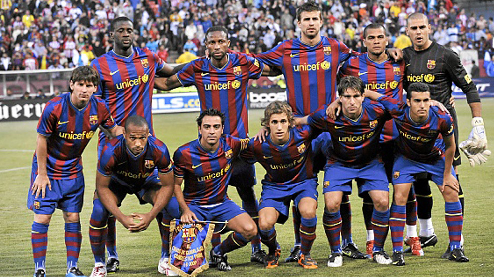 Jugadores del FC Barcelona de la temporada 2009/10